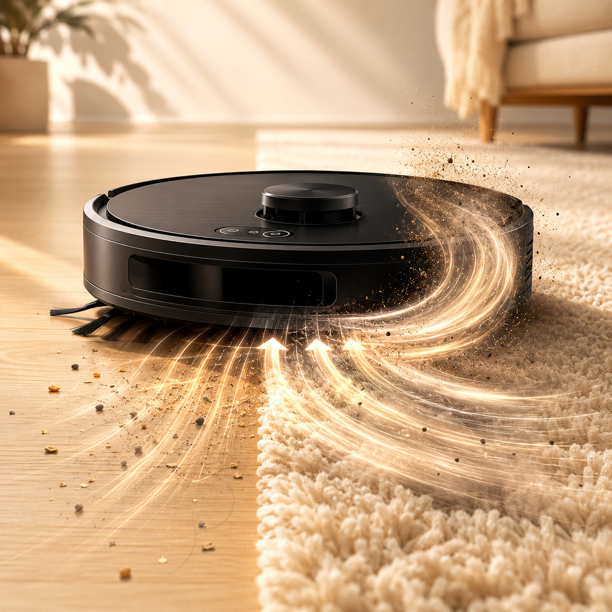 AXS-200 Pro robot aspirateur laveur station auto-vidage — Axsana