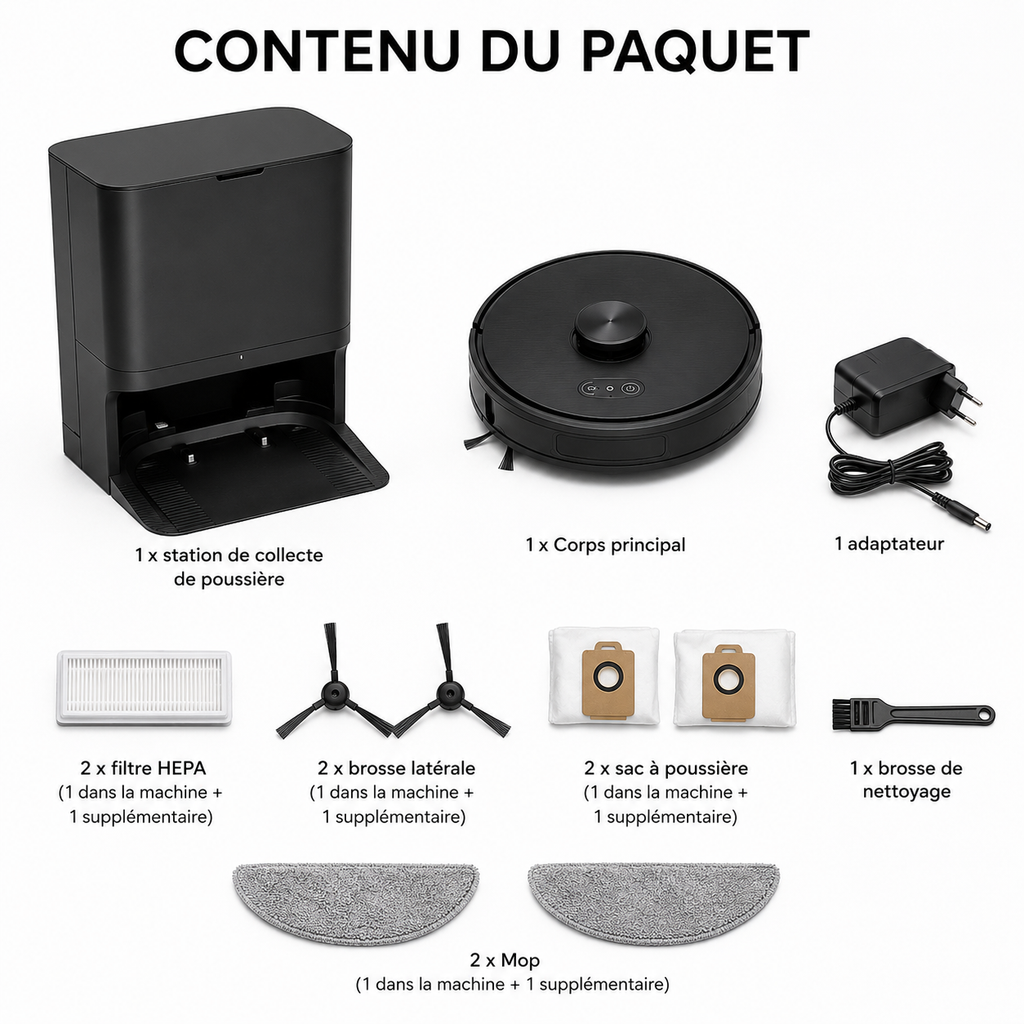 AXS-200 Pro accessoires inclus kit entretien — Axsana